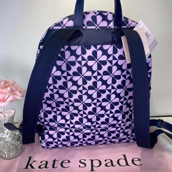 💜Kate Spade💜Large Karissa Backpack Geo Clover - Picture 5 of 8